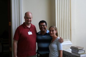 Drew, Pastor Carlos Castillo and I after the Pastor Appreciation Meeting