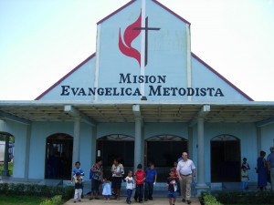 Our church for the morning.