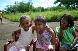 Two of the cute kiddos we worked wtith