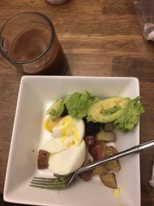 Yummy poached egg goodness