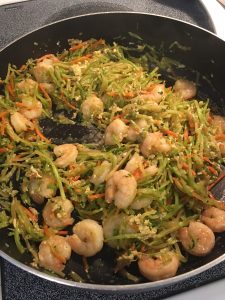 I ate a big helping, cause... hungry.